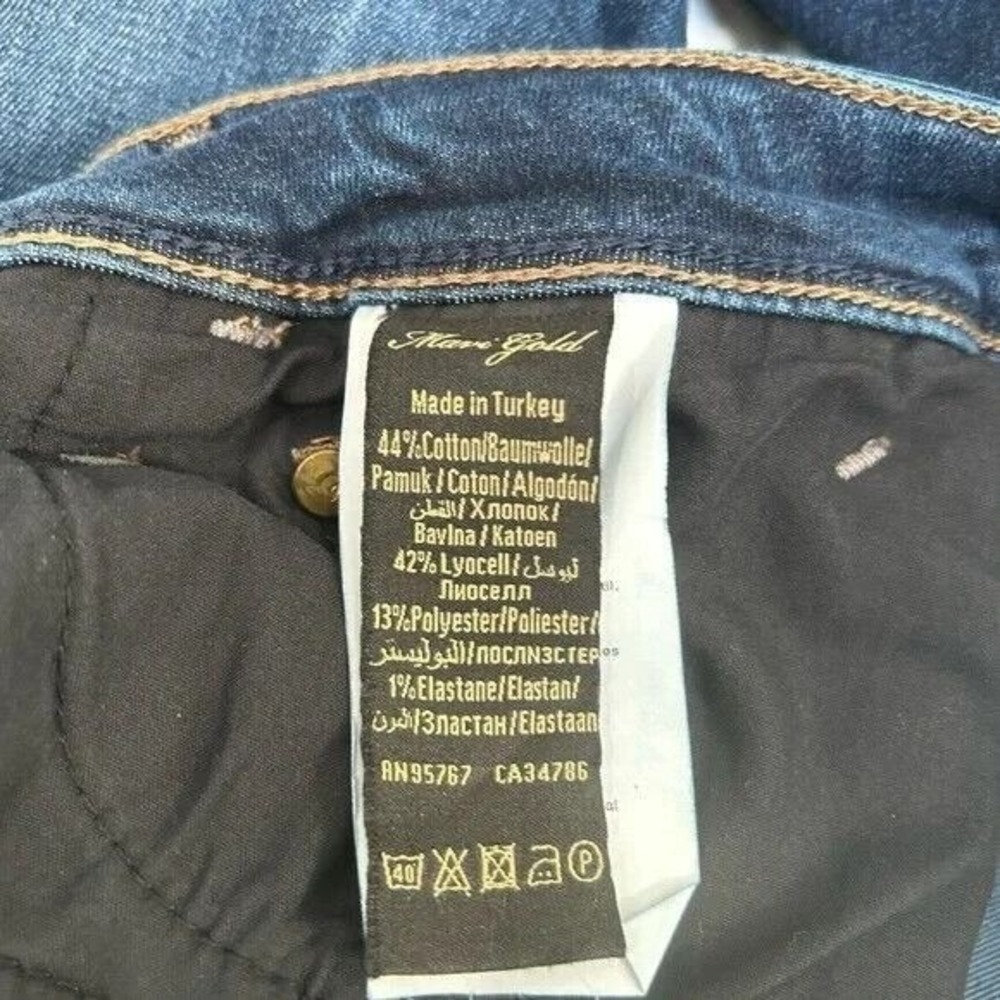 Mavi Gold Kerry Mid-Rise Straight Leg Jeans size 28 x 32 - Picture 7 of 9